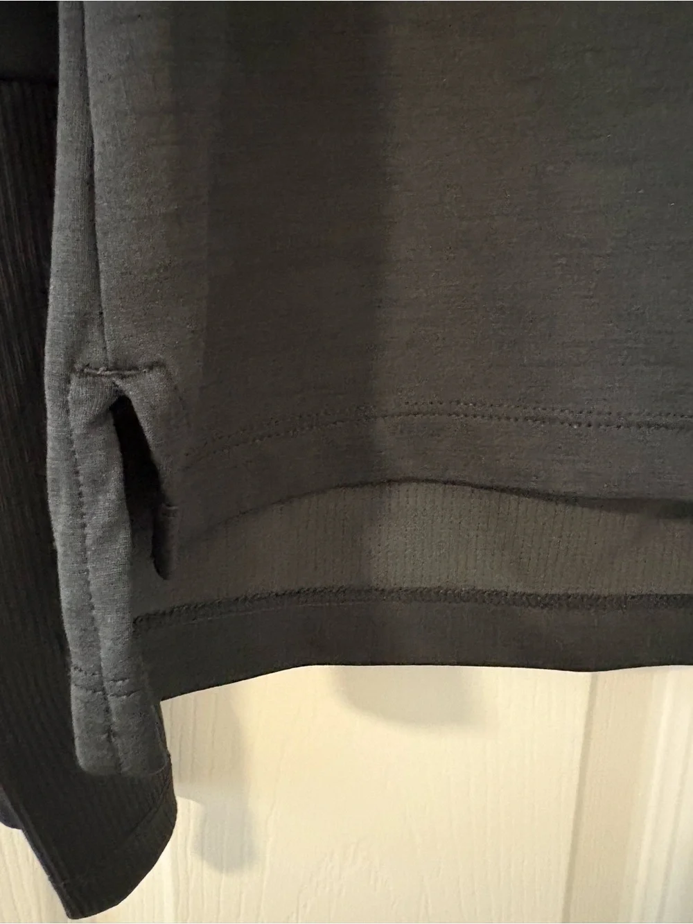 Nike Running Shirt Men's Medium Black Dri-FIT Long Sleeve Top Athletic Gym Sport